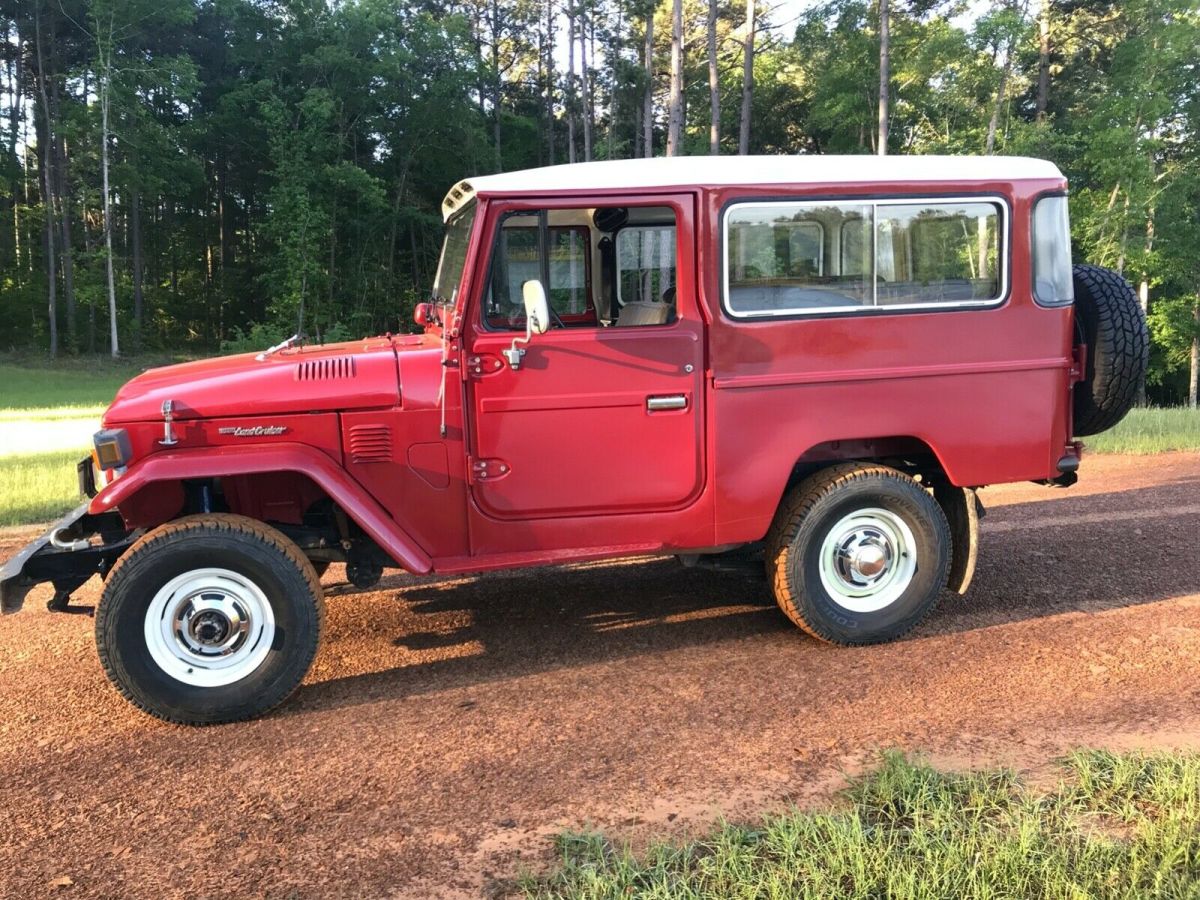 1981 Red Toyota Land Cruiser Extended