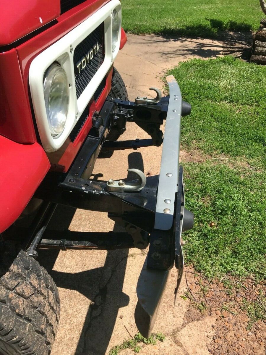 1981 Red Toyota Land Cruiser Extended