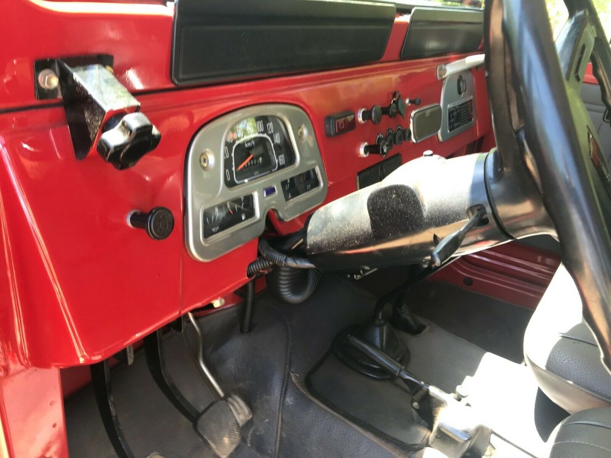 1981 Red Toyota Land Cruiser Extended