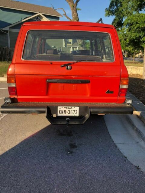 1981 Red Toyota Land Cruiser Wagon