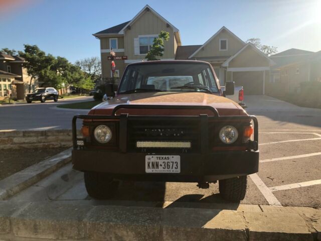 1981 Red Toyota Land Cruiser Wagon