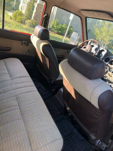 1981 Red Toyota Land Cruiser Wagon