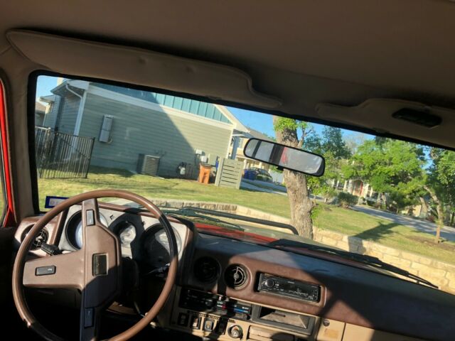 1981 Red Toyota Land Cruiser Wagon