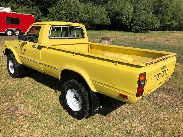 1981 Yellow Toyota Pickup