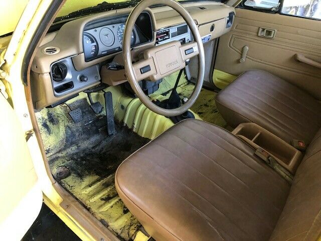 1981 Yellow Toyota Pickup