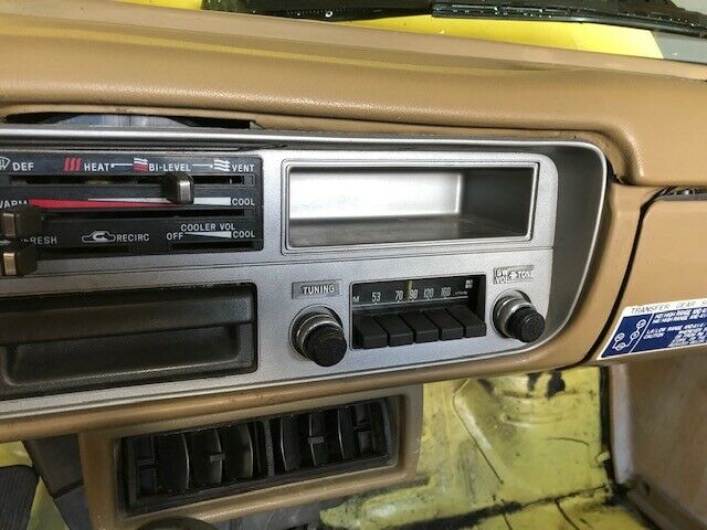 1981 Yellow Toyota Pickup