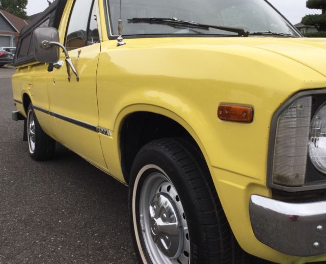 1981 Yellow Toyota Pickup Pickup