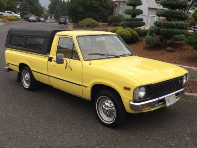 1981 Yellow Toyota Pickup Pickup
