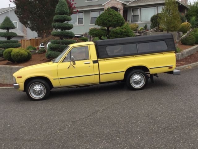 1981 Yellow Toyota Pickup Pickup