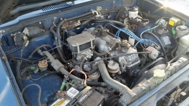 1981 Blue Toyota Pickup Standard Cab Pickup