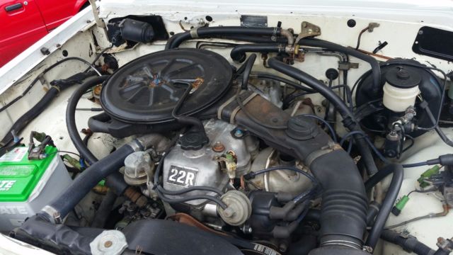 1981 white blue Toyota SR5 Pickup pickup