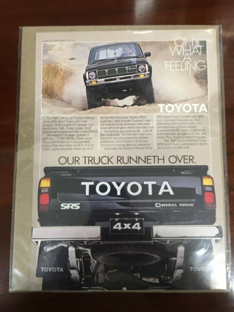 1981 Black Toyota SR5 TRUCK PICKUP