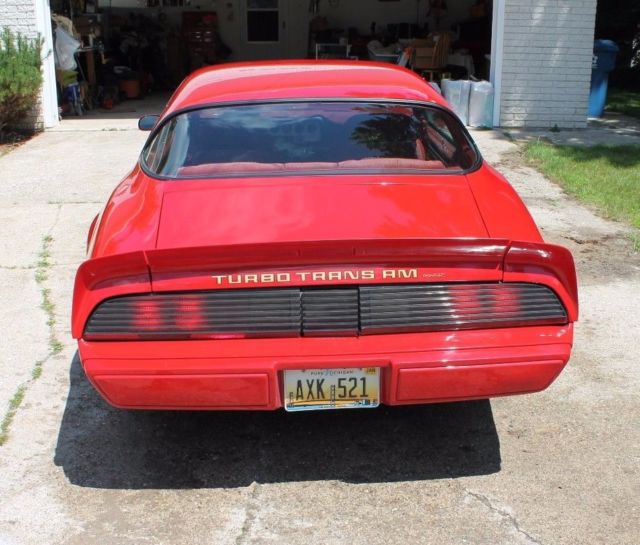 1981 Red Pontiac Trans Am Coupe