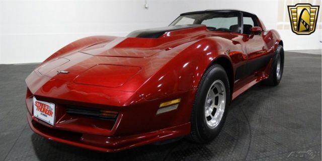 1981 Red Chevrolet Corvette Coupe
