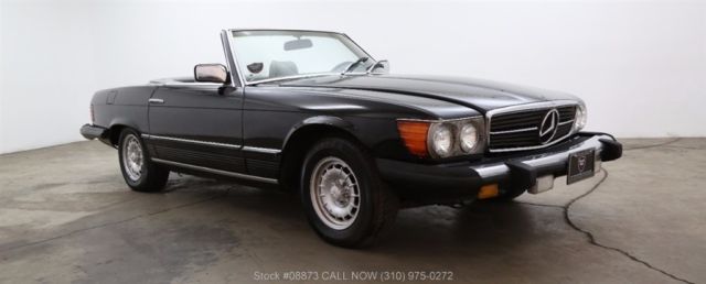 1981 Black Mercedes-Benz 300-Series Convertible