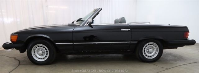 1981 Black Mercedes-Benz 300-Series Convertible