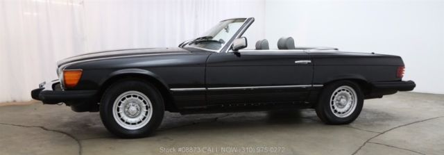 1981 Black Mercedes-Benz 300-Series Convertible