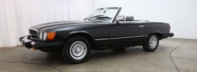 1981 Black Mercedes-Benz 300-Series Convertible