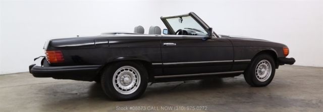 1981 Black Mercedes-Benz 300-Series Convertible