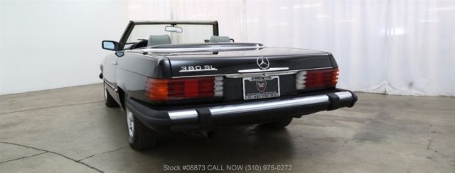 1981 Black Mercedes-Benz 300-Series Convertible