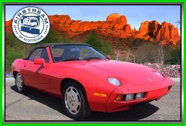 1981 Red Porsche 928 Coupe