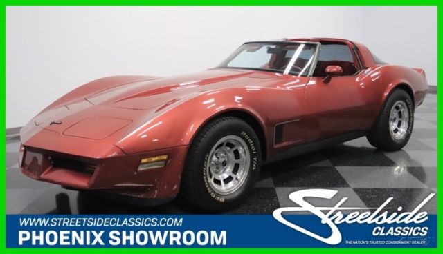 1981 Red Chevrolet Corvette