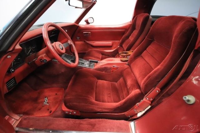 1981 Red Chevrolet Corvette