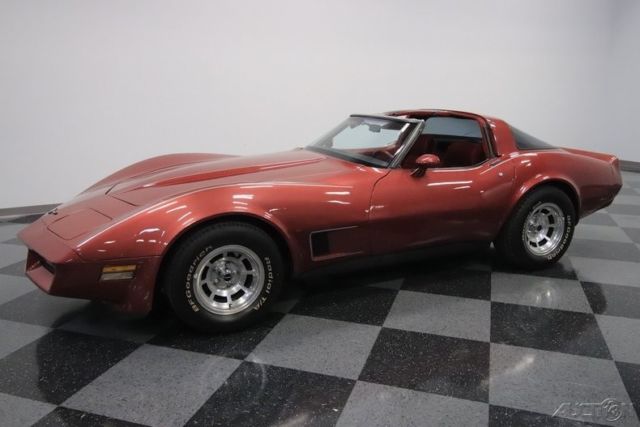1981 Red Chevrolet Corvette