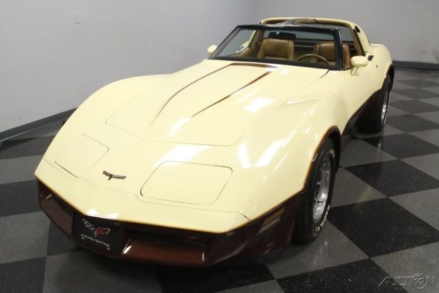 1981 Tan Chevrolet Corvette