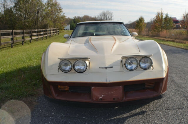 1981 Tan Chevrolet Corvette