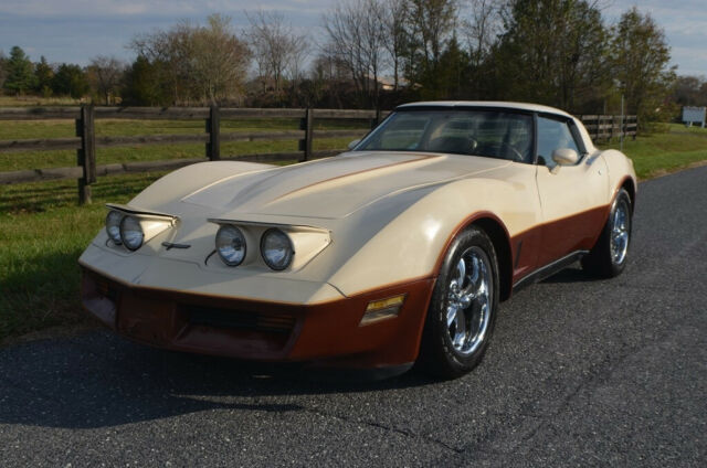 1981 Tan Chevrolet Corvette
