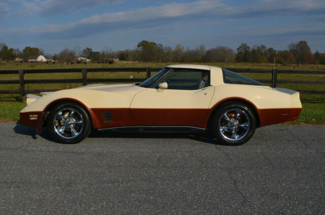 1981 Tan Chevrolet Corvette