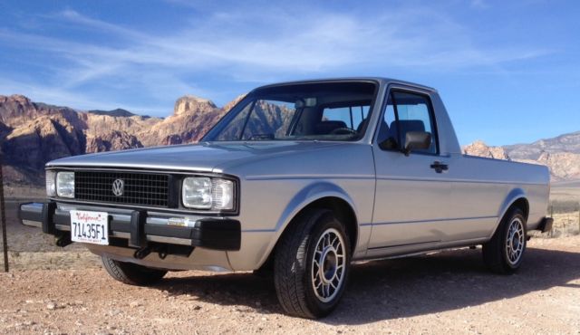1981 Silver Volkswagen Rabbit Crew Cab Pickup