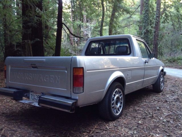 1981 Silver Volkswagen Rabbit Crew Cab Pickup