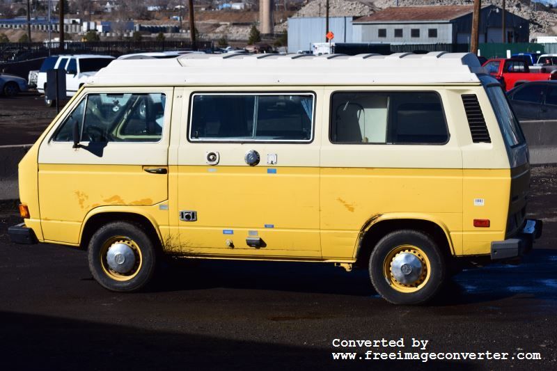 1981 Yellow and Tan Volkswagen Other Wagon