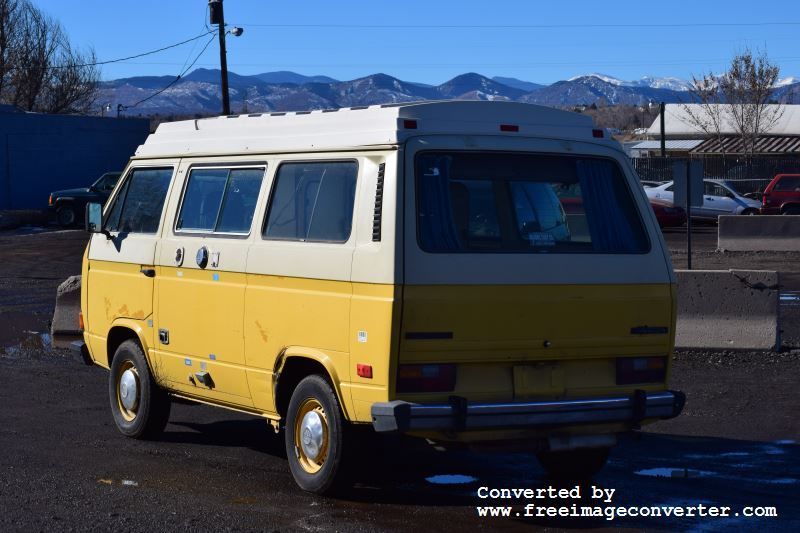1981 Yellow and Tan Volkswagen Other Wagon
