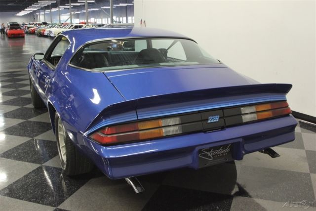 1981 Blue Chevrolet Camaro
