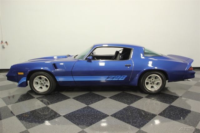 1981 Blue Chevrolet Camaro