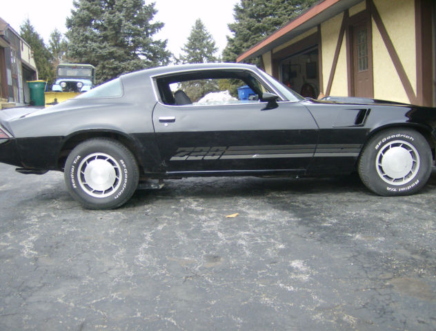 1981 Black Chevrolet Camaro