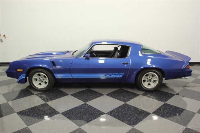 1981 Blue Chevrolet Camaro