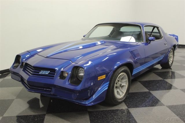 1981 Blue Chevrolet Camaro