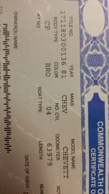 1981 Brown Chevrolet Other Hatchback