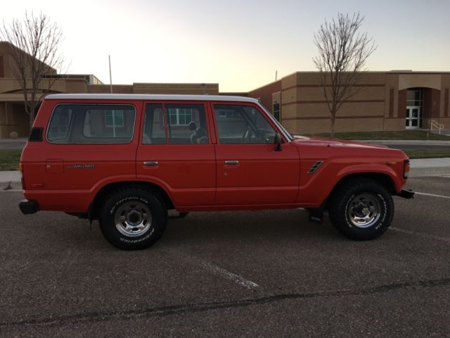 1981 Red Toyota Land Cruiser SUV