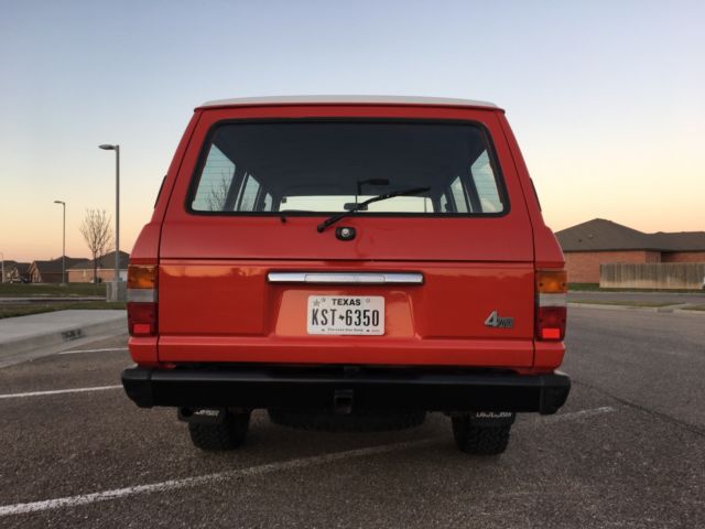 1981 Red Toyota Land Cruiser SUV