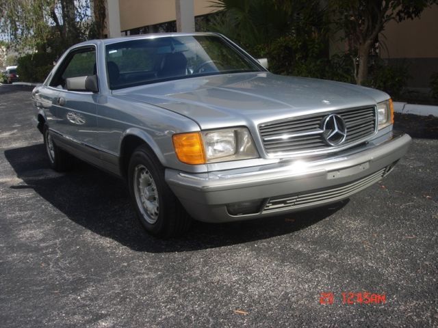 1982 Blue Mercedes-Benz 300-Series Coupe