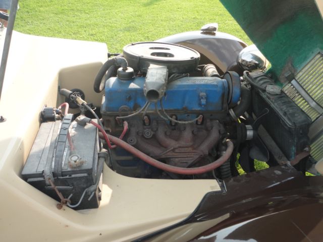 1982 yellow brown Ford Bernardi Convertible