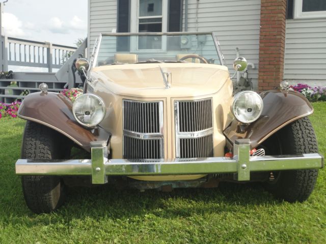 1982 yellow brown Ford Bernardi Convertible
