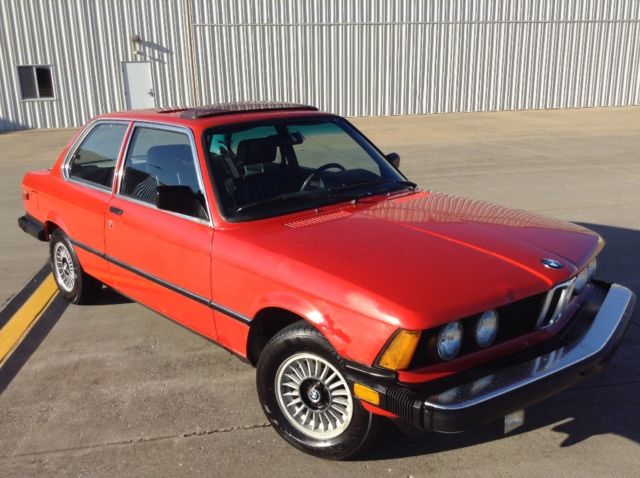 1982 Henna rot Ford BMW 3 Series 320i Coupe
