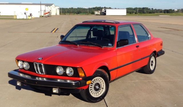 1982 Henna rot Ford BMW 3 Series 320i Coupe