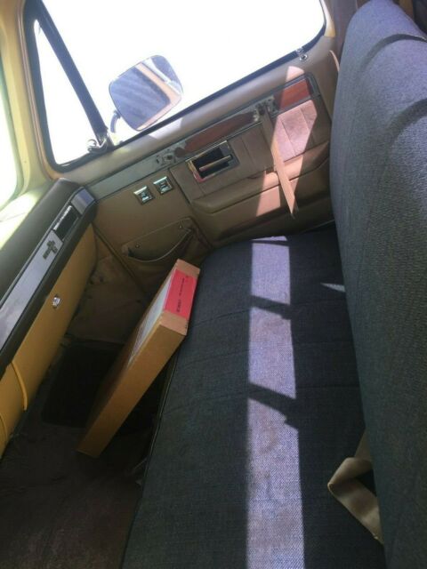 1982 Yellow Chevrolet C-10 Standard Cab Pickup